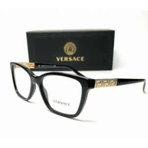 New Versace Women's Black and Gold Eyeglasses!